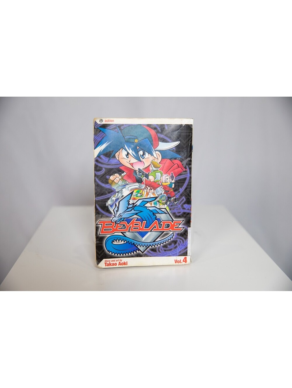 Beyblade Manga Volume 4 By Takao Aoki English Htf Oop Viz